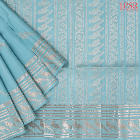 Light Blue Soft Silk Saree