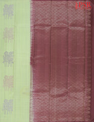 Pastel Pistachio Kanchipuram Silk Saree