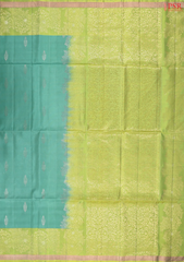 Aqua Pearl Soft Silk Saree