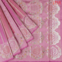 Kobi Pink Chiniya Silk Saree