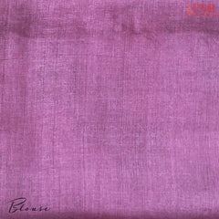 Rustic Purple Banaras Tussar Silk Saree