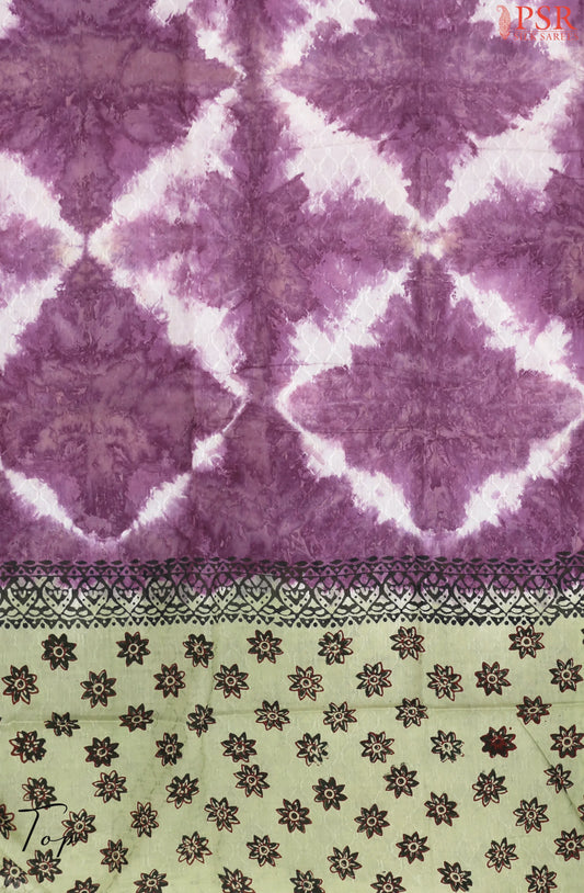 Sunset Purple Cotton Dress Material