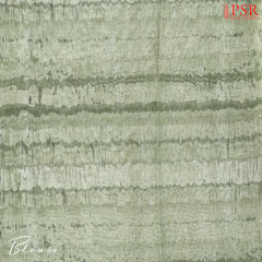 Asparagus Green Linen Saree