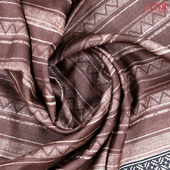 Chestnut Brown Kadhi Tussar Silk Saree