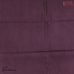 Sangria Purple Tussar Silk Dress Material