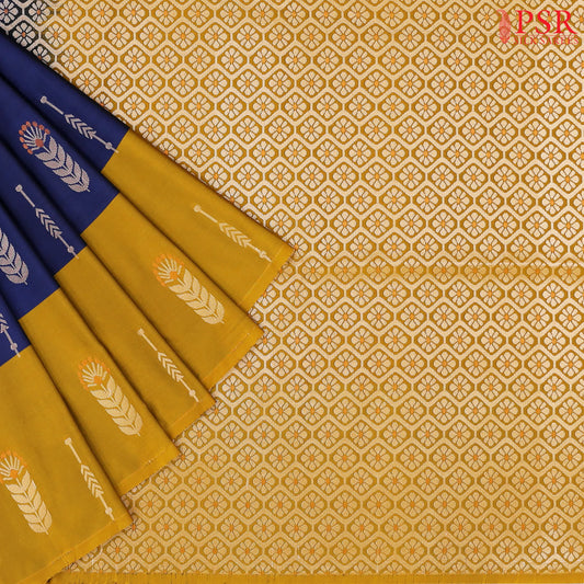 Navy Blue Soft Art Silk Saree