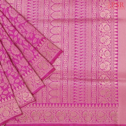 Rani Pink Summer Silk Saree