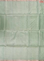 Tea Green Soft Tissue Silk Saree
