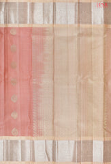 Light Salmon Pink Kanchipuram Silk Saree