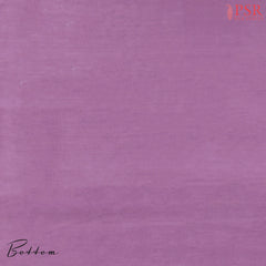 Orchid Purple & Dark Green Chanderi Silk Cotton Dress Material