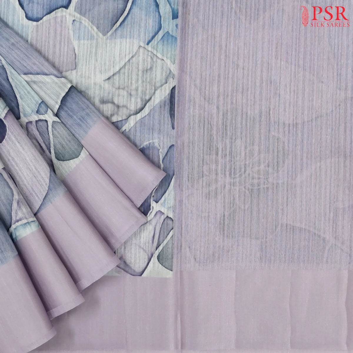 Soft Lilac Green Silk Saree