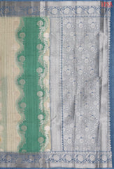 Beige & Multicolor Silk Cotton Saree