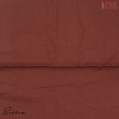 Rust Orange Rayon Dress Material