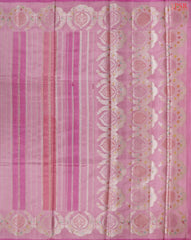 Kobi Pink Chiniya Silk Saree