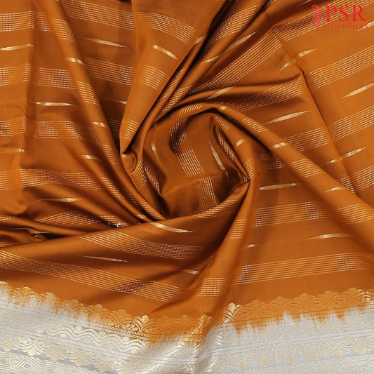 Dark Orange Soft Art Silk Saree
