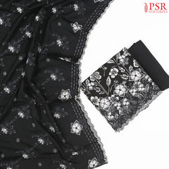 Black Rayon Dress Material