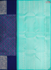 Navy Blue Kanchipuram Silk Saree