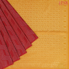 Carmine Red Soft Art Silk Saree