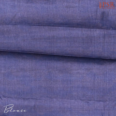 Viridian Blue Banaras Tussar Silk Saree