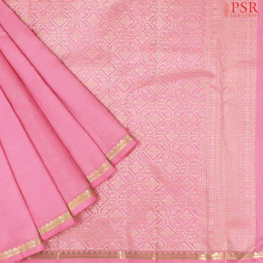 Light Pink Arani Silk Saree