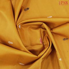Mustard Yellow Vazhainaar Silk Saree