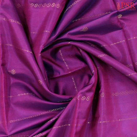 Mardi Gras Purple Soft Silk Mix Saree