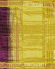 Sangria Purple Cotton Silk Saree