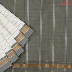 Off White Kanchi Cotton Saree
