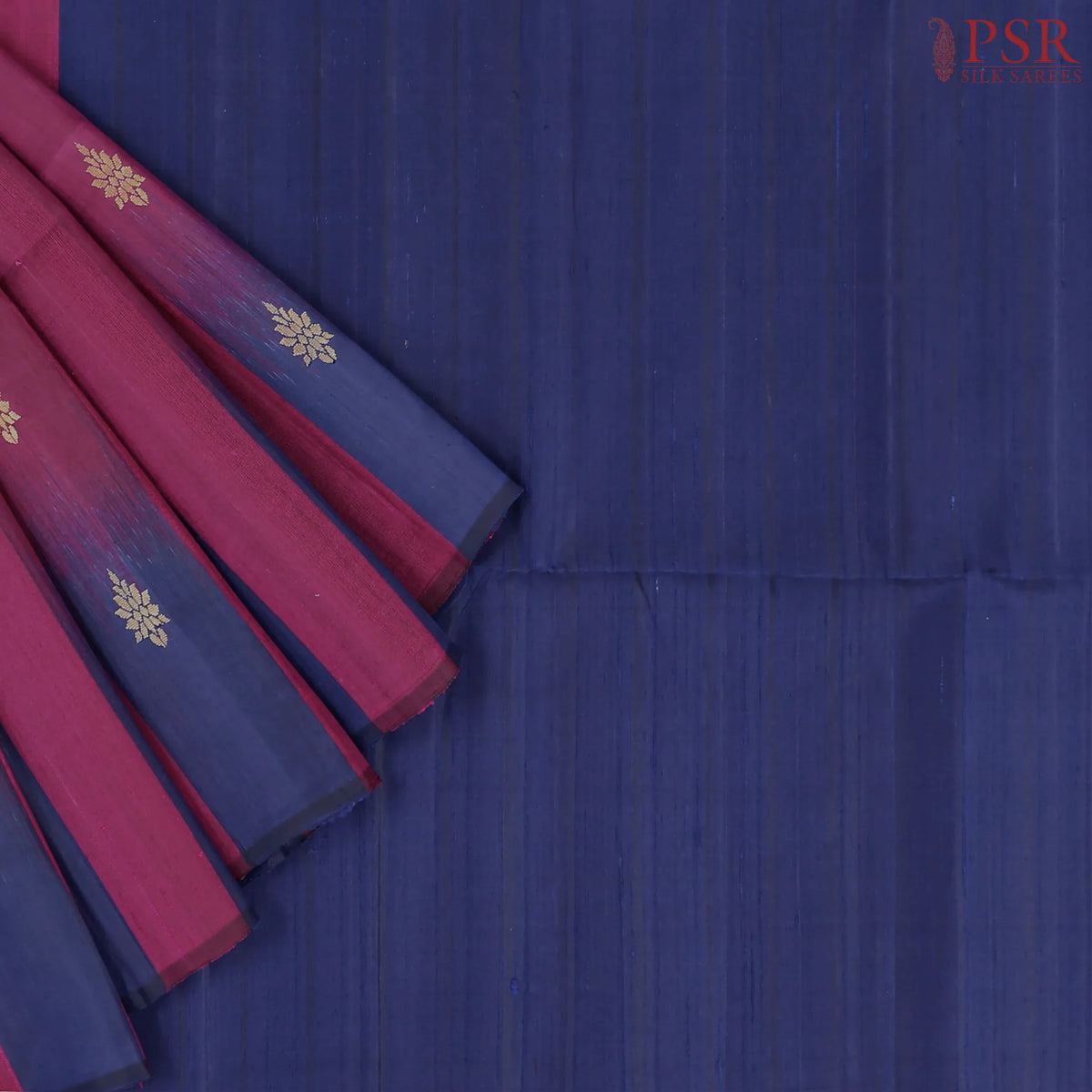 Dark Magenta Soft Silk Saree