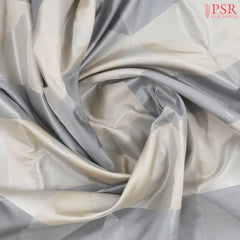 Beige & Grey Soft Art Silk Saree