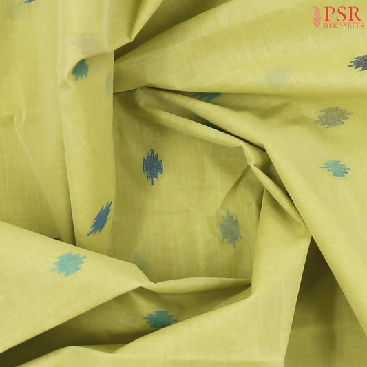 Melange Green Bengal Cotton Saree