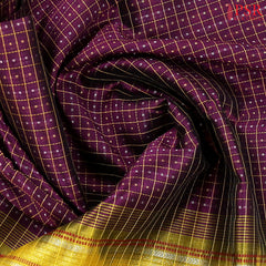 Sangria Purple Cotton Silk Saree