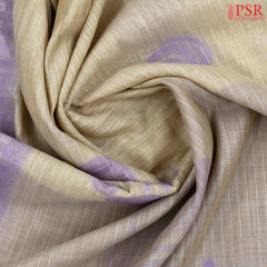 Parchment Beige Ghicha Cotton Saree