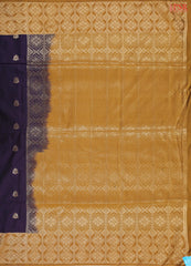 Aubergine Purple Soft Art Silk Saree