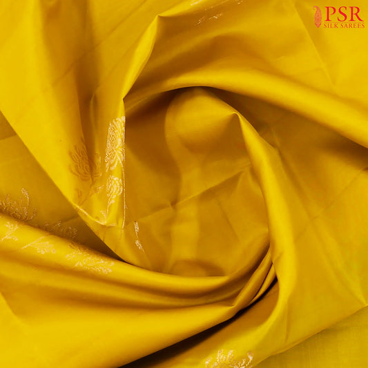 Tuscany Yellow Soft Silk Saree