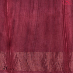 Beige Kadhi Tussar Silk Saree