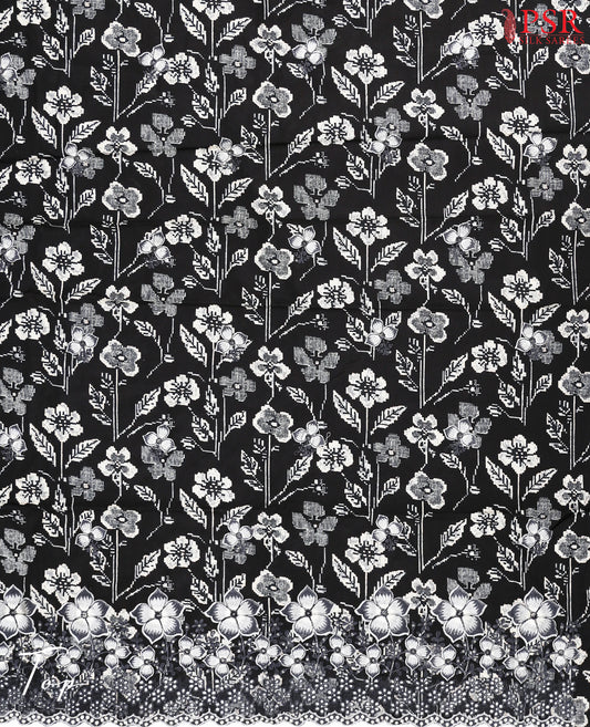 Black Rayon Dress Material