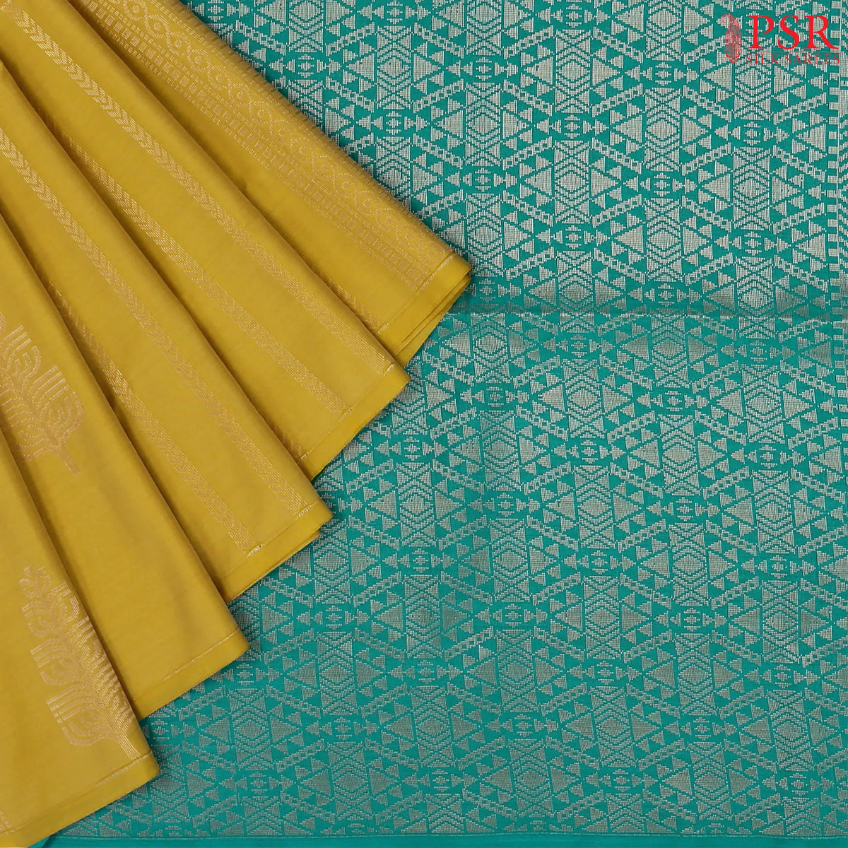 Naples Yellow Soft Art Silk Saree