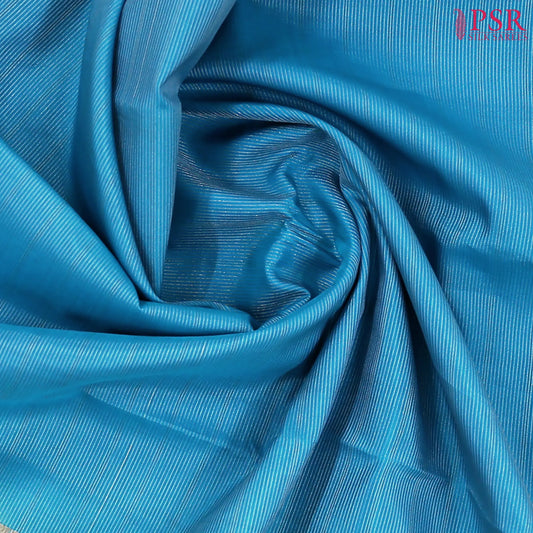 Bondi Blue Fancy Kanchipuram Silk Saree