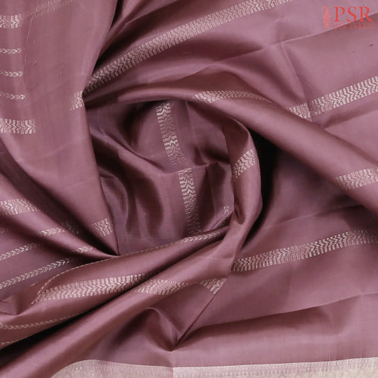 Mauve Taupe Soft Silk Saree