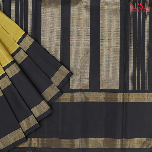 Tricolor Kanchipuram Silk Saree