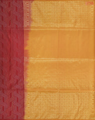 Carmine Red Soft Art Silk Saree