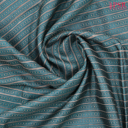 Cerulean Blue Gicha Kadhi Tussar Silk Saree
