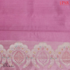 Kobi Pink Chiniya Silk Saree