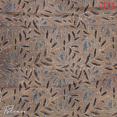 Dark Taupe Jaipur Cotton Printed Saree