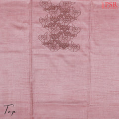 Light Pink Semi Dupion Dress Material