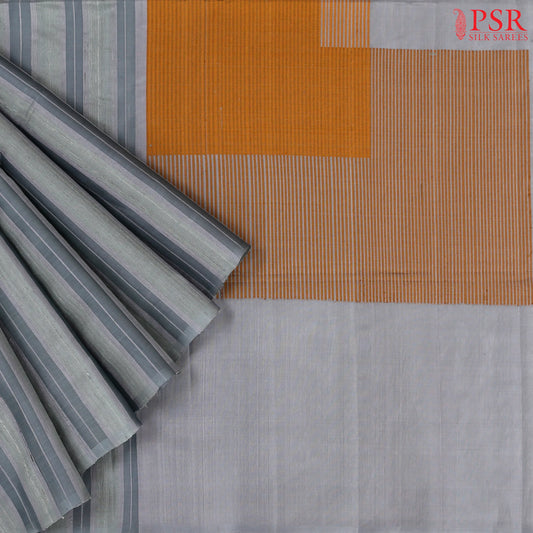 Harbour Grey Soft Silk Saree