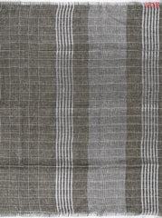 Taupe Grey Linen Saree