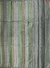 Tricolor Banaras Tussar Silk Saree