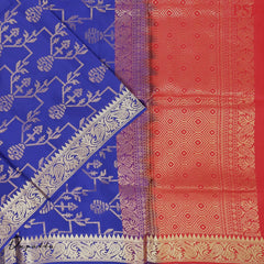 Red Silk Dress Material